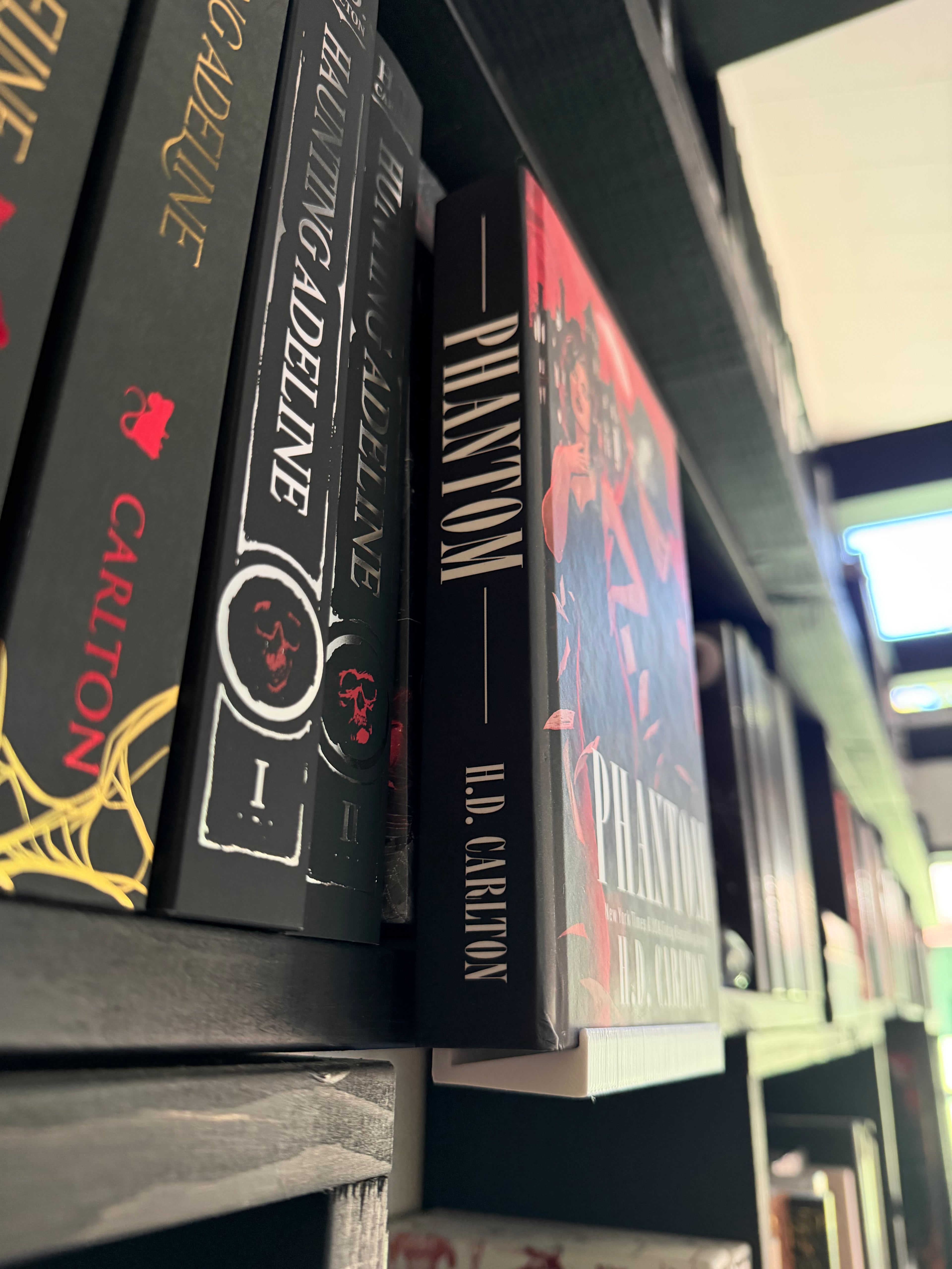 Front face book display